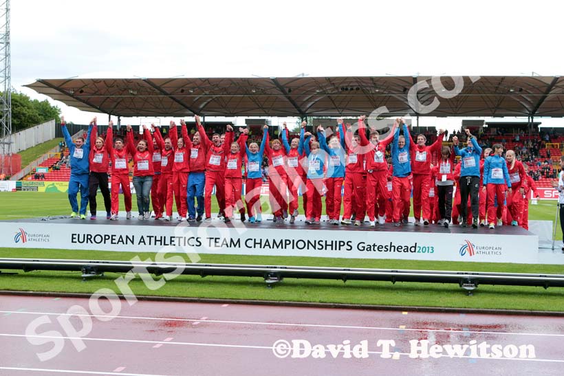 Russia win the European Athletics Team Championships.